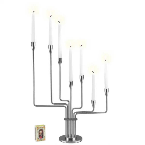 Mini Karlsvognur Ljósastaki 38cm - Rustfrítt stál