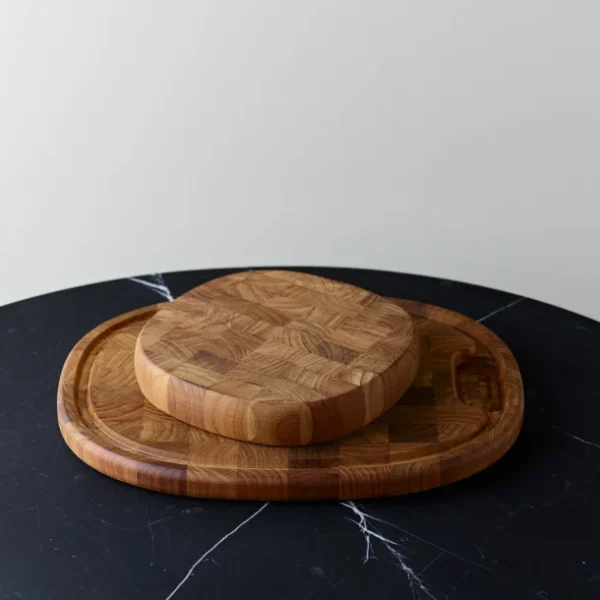 Superellipse Skeribretti 35x28x3cm Teak